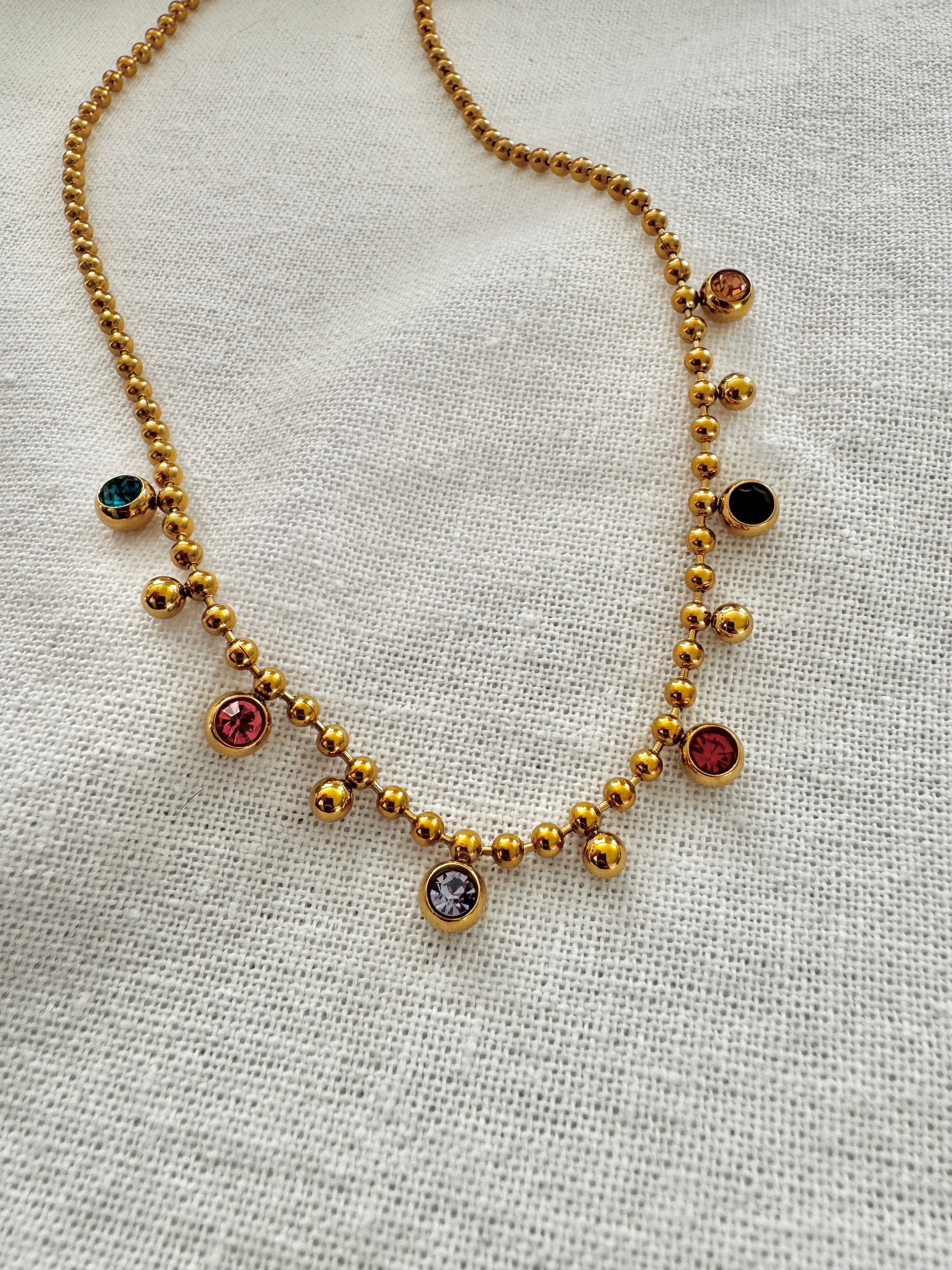 Colorful Stainless Steel Necklace